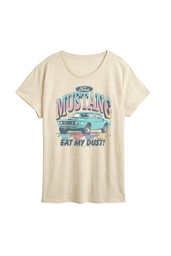 - Mustang Eat My Dust - Women's Short Sleeve Graphic T-Shirt
