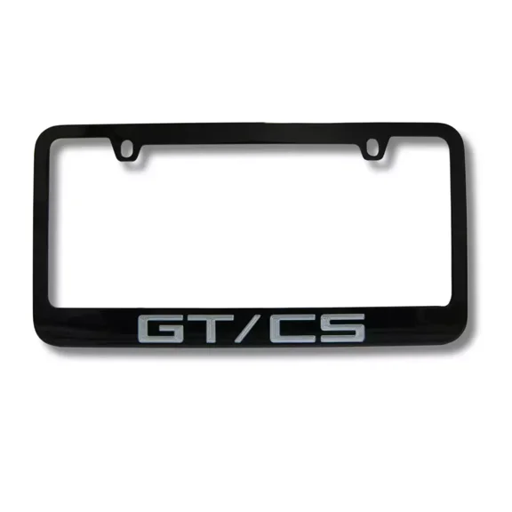 Ford Mustang GT/CS Engraved Black License Plate Frame Official Licensed