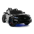 thumbnail image 1 of Ford Mustang GT Kids 12V Electric Ride-On Car w R/C Parental Control Remote, LED Foam wheels + Underbody LED Kit, MP3 + Wireless Music Streaming, Car Cover, Vegan Leather Seat, 1 of 10