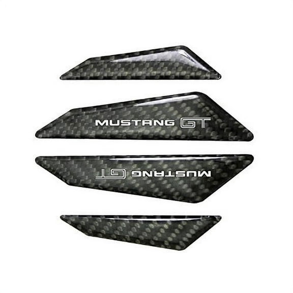 Ford Mustang GT Real Black Carbon Fiber Door Edge Guard Decal