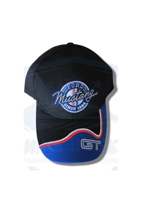 Ford Mustang GT Since 1964 Embroidered Logo Baseball Cap Black Official Licensed