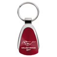 thumbnail image 1 of Ford Mustang GT Teardrop Key Chain (Burgundy), 1 of 2