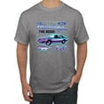 thumbnail image 1 of Ford Mustang GT The Boss Retro Neon Vintage | Mens Cars and Trucks Graphic T-Shirt, Heather Grey, Medium, 1 of 4