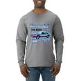 thumbnail image 1 of Ford Mustang GT The Boss Retro Neon Vintage | Mens Cars and Trucks Long Sleeve T-Shirt, Heather Grey, Medium, 1 of 1