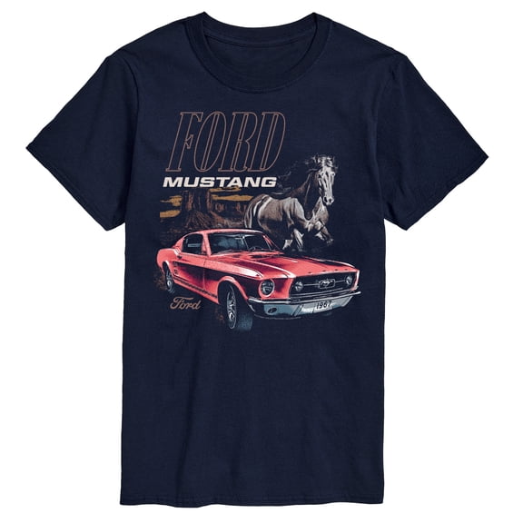 Ford - Mustang Horse - Men's Short Sleeve Graphic T-Shirt