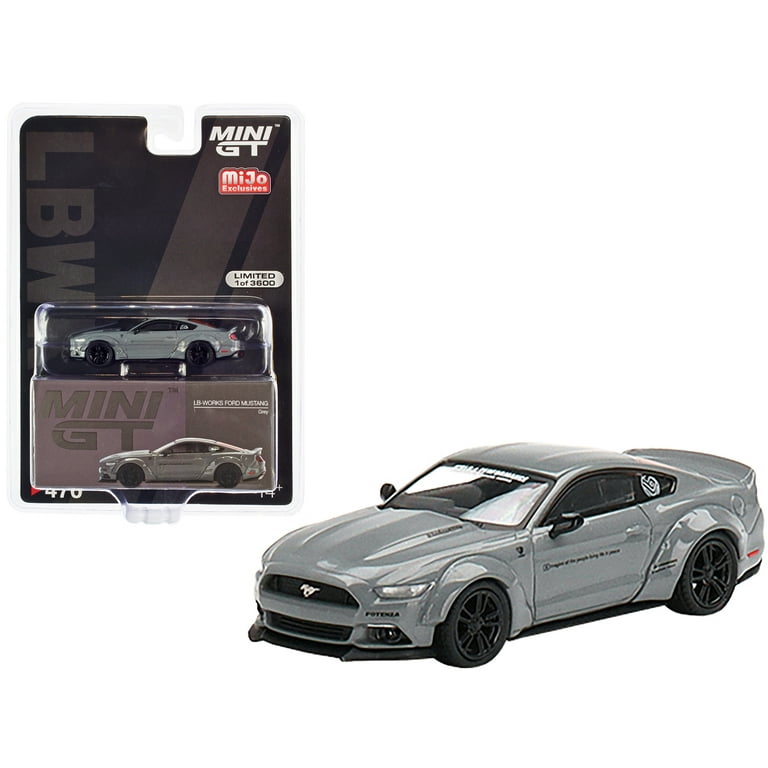 MINI GT LB-WORKS FORD MUSTANG グレー 470 MINIGT.com – Welcome to the World of 1:64!