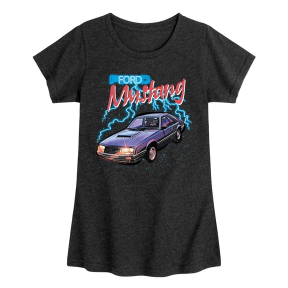 Ford - Mustang Lightning - Youth Girls Short Sleeve T-Shirt
