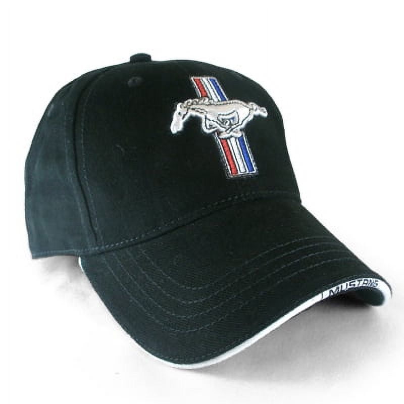 Ford Mustang Logo Black Baseball Hat