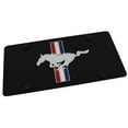 thumbnail image 1 of Ford Mustang Logo License Plate (Black), 1 of 3