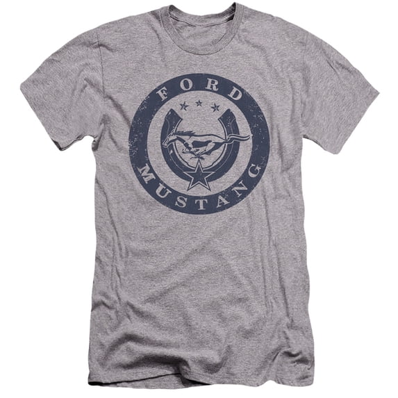 Ford Mustang Lucky Ford Mustang HBO S/S Adult 30/1 T-Shirt Athletic Heather