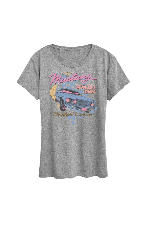 - Mustang Mach 1 1969 - Women's Short Sleeve Graphic Tee