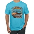 thumbnail image 1 of Ford Mustang Mach 1 Horse Power Classic Racing | Mens Cars and Trucks Graphic T-Shirt, Light Turquoise, X-Large, 1 of 4