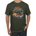 thumbnail image 1 of Ford Mustang Mach 1 Horse Power Classic Racing | Mens Cars and Trucks Graphic T-Shirt, Military Green, Medium, 1 of 4