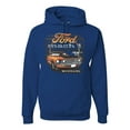 thumbnail image 1 of Ford Mustang Mach 1 Horse Power Classic Racing | Mens Cars and Trucks Hooded Sweatshirt Graphic Hoodie, Royal, Large, 1 of 4