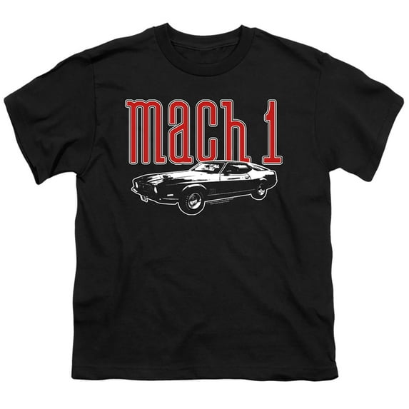 Ford Mustang Mach 1 S/S Youth 18/1 T-Shirt Black