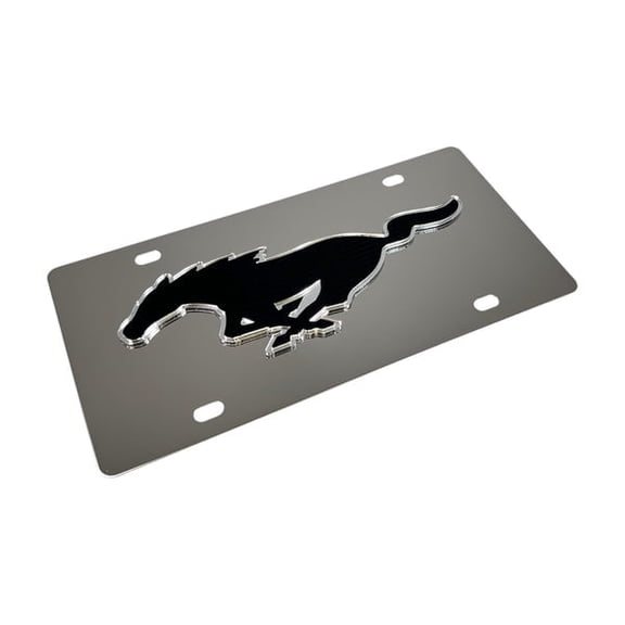 Ford Mustang Mach-E Chrome Stainless Steel License Plate Official Licensed