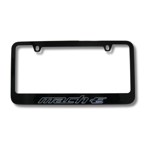 Ford Mustang Mach E Engraved Black License Plate Frame Official Licensed