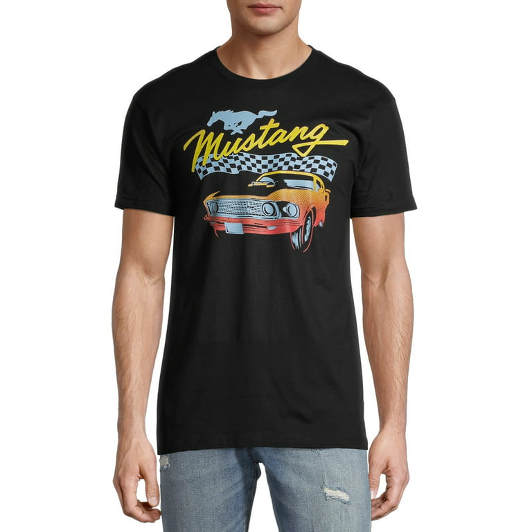 Mustang Ford Licensed T-Shirt Short Sleeve Men\'s