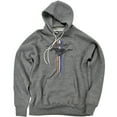thumbnail image 1 of Ford Mustang Mustang Stripes Unisex Adult Slim Fit Pull-Over Heather Hoodie, Athletic Heather, Small, 1 of 5
