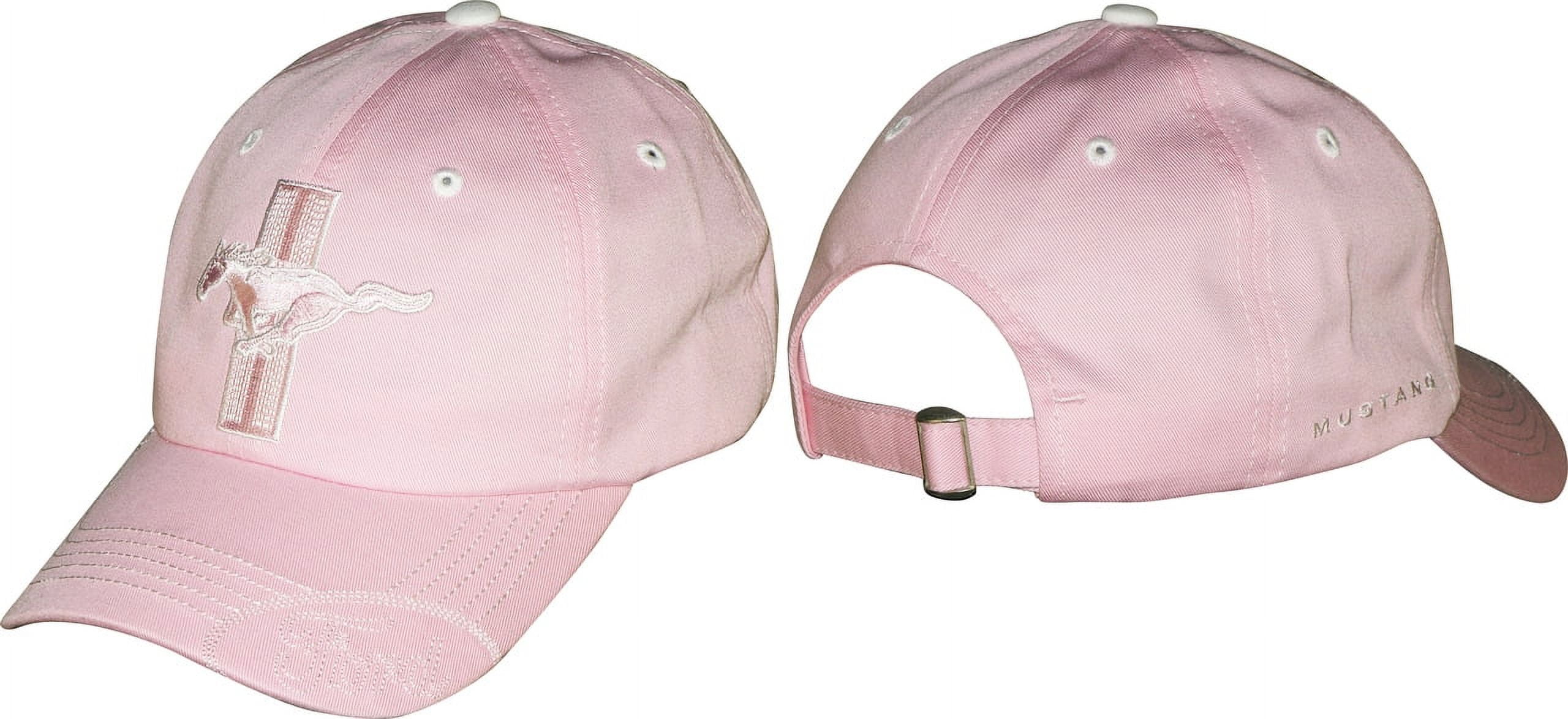 Ford Mustang Pink Unstructured Cotton Hat - Adult