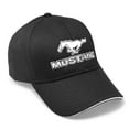 thumbnail image 1 of Ford Mustang Pony Black Baseball Hat, 1 of 3