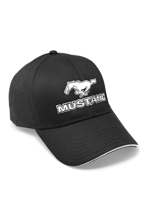 Mustang Pony Black Baseball Hat