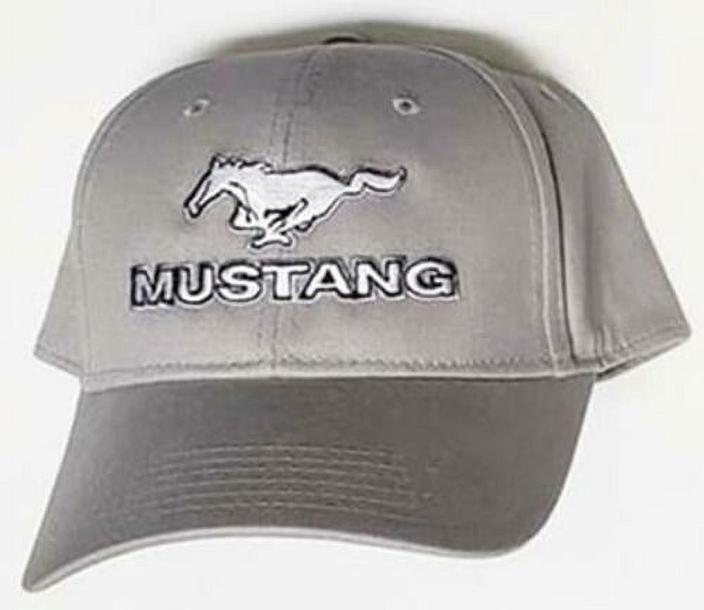 Ford Mustang Pony Gray Cotton Hat - Adult