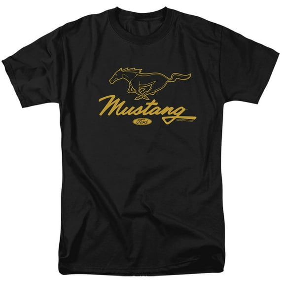 Ford Mustang Pony Script Unisex Adult T Shirt For Men And Women