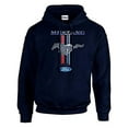 thumbnail image 1 of Ford Mustang Pony Unisex Hooded Sweatshirt Logo Hoodie Performance Racing Car Muscle Car Hood-Navy-XL, 1 of 4