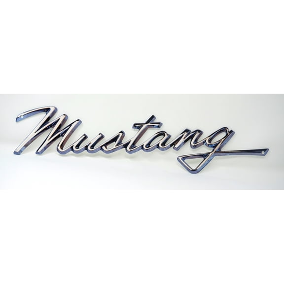 Ford Mustang Script Steel Sign
