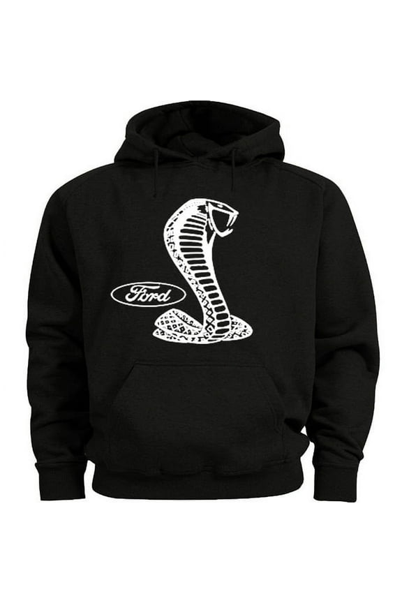 Ford Mustang Shelby Cobra Hoodie Men's Sweatshirt Black