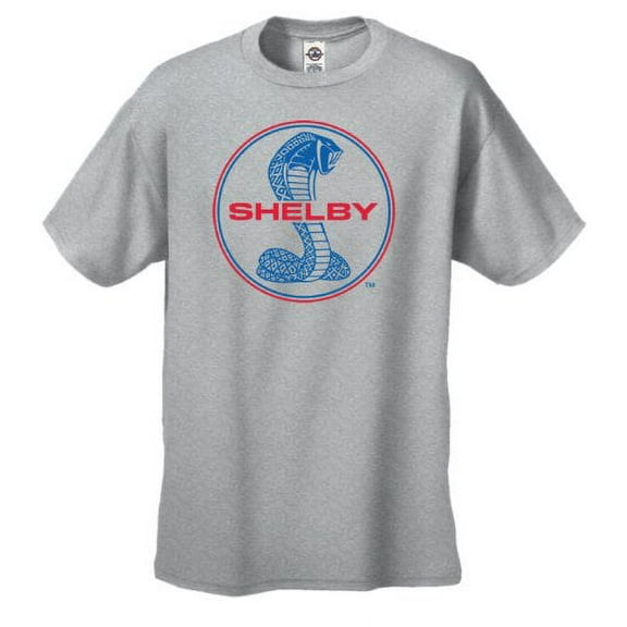 Ford Mustang Shelby Cobra T-shirt Blue & Red Shirt Car Enthusiast Tee Hotrod Muscle Car Stang Racing Performance Tee ShirtDesign-Sports-Small