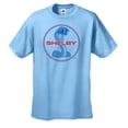 thumbnail image 1 of Ford Mustang Shelby Cobra T-shirt Blue & Red Shirt Car Enthusiast Tee Hotrod Muscle Car Stang Racing Performance Tee ShirtDesign-lightblue-Large, 1 of 4