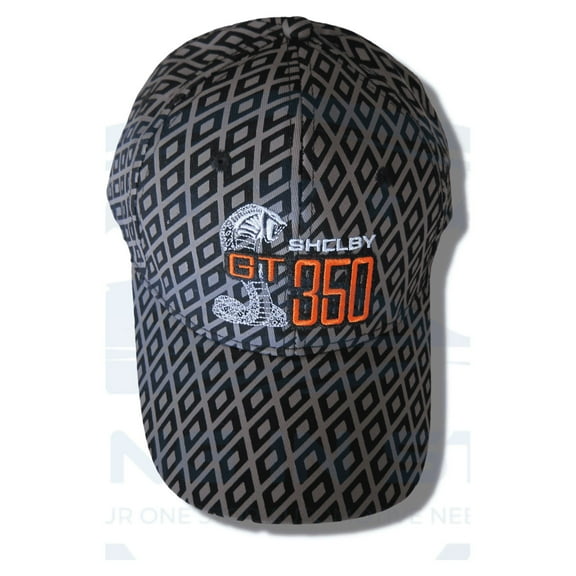 Ford Mustang Shelby GT 350 Embroidered Baseball Cap Grey/Black Official Licensed
