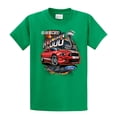 thumbnail image 1 of Ford Mustang Shelby GT 500 Red Mustang with Stripes Ford Logo Cobra Men's Short Sleeve T-shirt-Kelly-large, 1 of 4