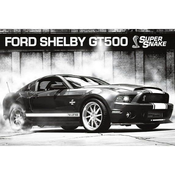 Ford Mustang Shelby GT 500 Super Snake Poster Print (24 x 36)