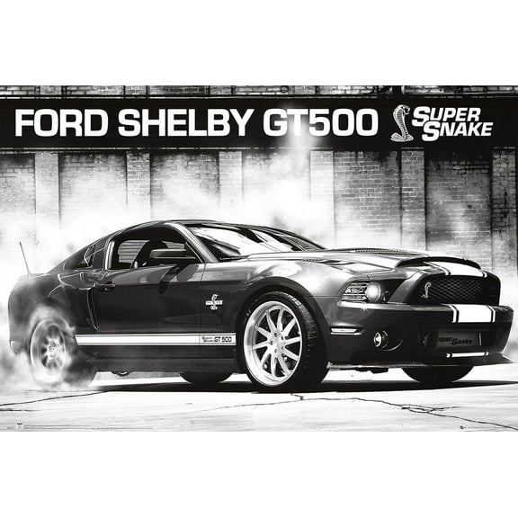 Ford Mustang Shelby GT 500 Super Snake Poster Print (24 x 36)