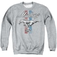 thumbnail image 1 of Ford Mustang Stripes Unisex Adult Crewneck Sweatshirt, Athletic Heather,X-Large, 1 of 1