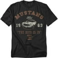 thumbnail image 1 of Ford Mustang T-Shirt Mustang The Boss Is In Unisex Graphic Tee for Men & Women, 1 of 7