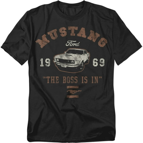 Ford Mustang T-Shirt Mustang The Boss Is In Unisex Graphic Tee for Men & Women
