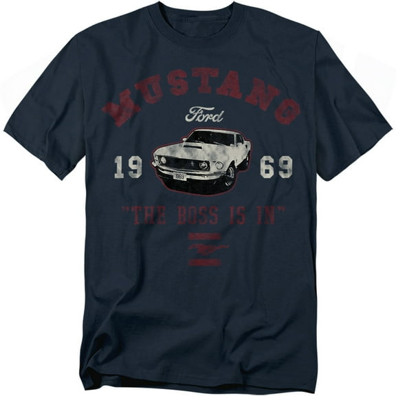 Ford Mustang T-Shirt Mustang The Boss Is In Unisex Graphic Tee for Men & Women
