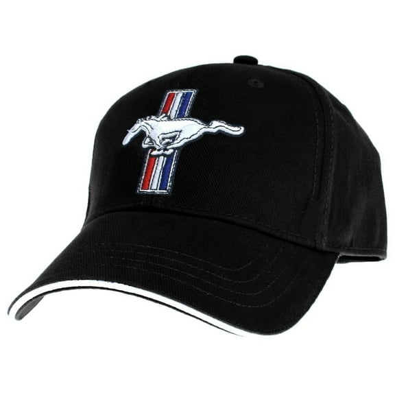 Ford Mustang Tri-Bar Black Cotton Hat