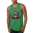 thumbnail image 1 of Ford Mustang Untamed Spirit Cars and Trucks Mens Graphic Tank Top, Kelly, 3X-Large, 1 of 5