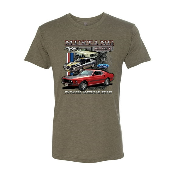 Wild Bobby Ford Mustang Untamed Spirit Mens Cars and Trucks Men Premium Tri Blend Tee