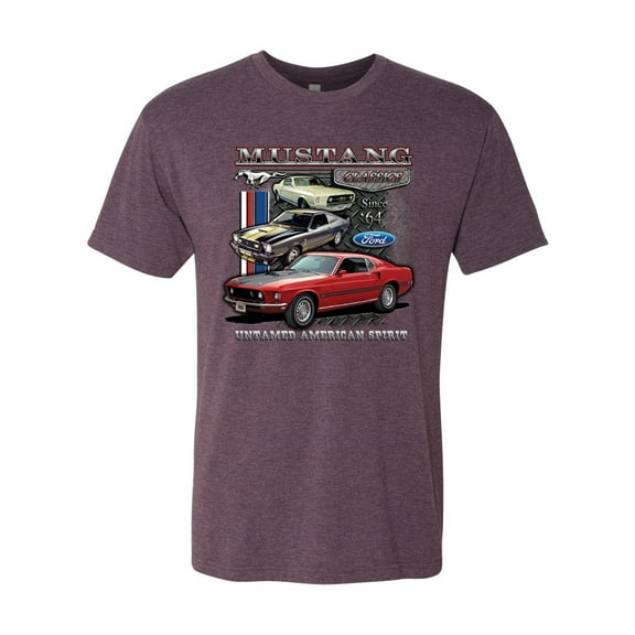 Wild Bobby Ford Mustang Untamed Spirit Mens Cars and Trucks Men Premium Tri Blend Tee