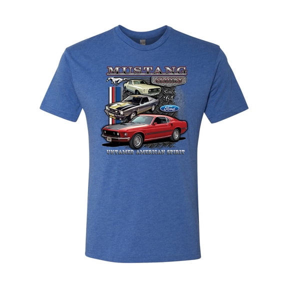 Wild Bobby Ford Mustang Untamed Spirit Mens Cars and Trucks Men Premium Tri Blend Tee
