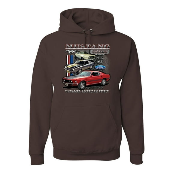 Wild Bobby Ford Mustang Untamed Spirit Mens Cars and Trucks Unisex Hoodie Sweatshirt