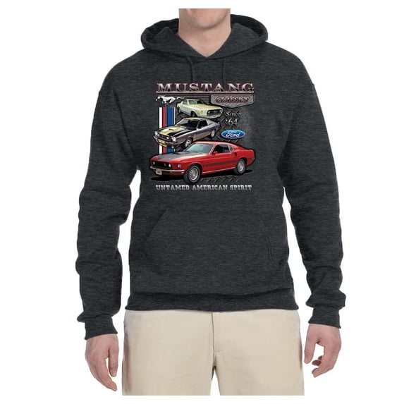 Wild Bobby Ford Mustang Untamed Spirit Mens Cars and Trucks Unisex Hoodie Sweatshirt