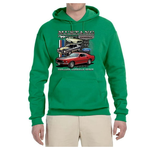 Wild Bobby Ford Mustang Untamed Spirit Mens Cars and Trucks Unisex Hoodie Sweatshirt