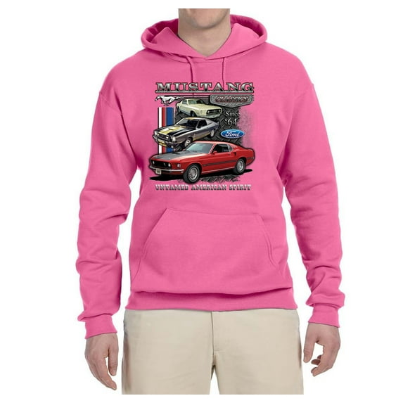 Wild Bobby Ford Mustang Untamed Spirit Mens Cars and Trucks Unisex Hoodie Sweatshirt
